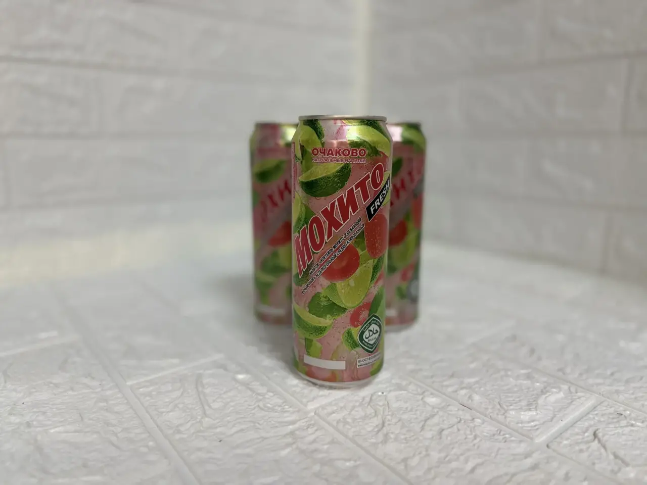 Мохито 0,5л б/а клубника