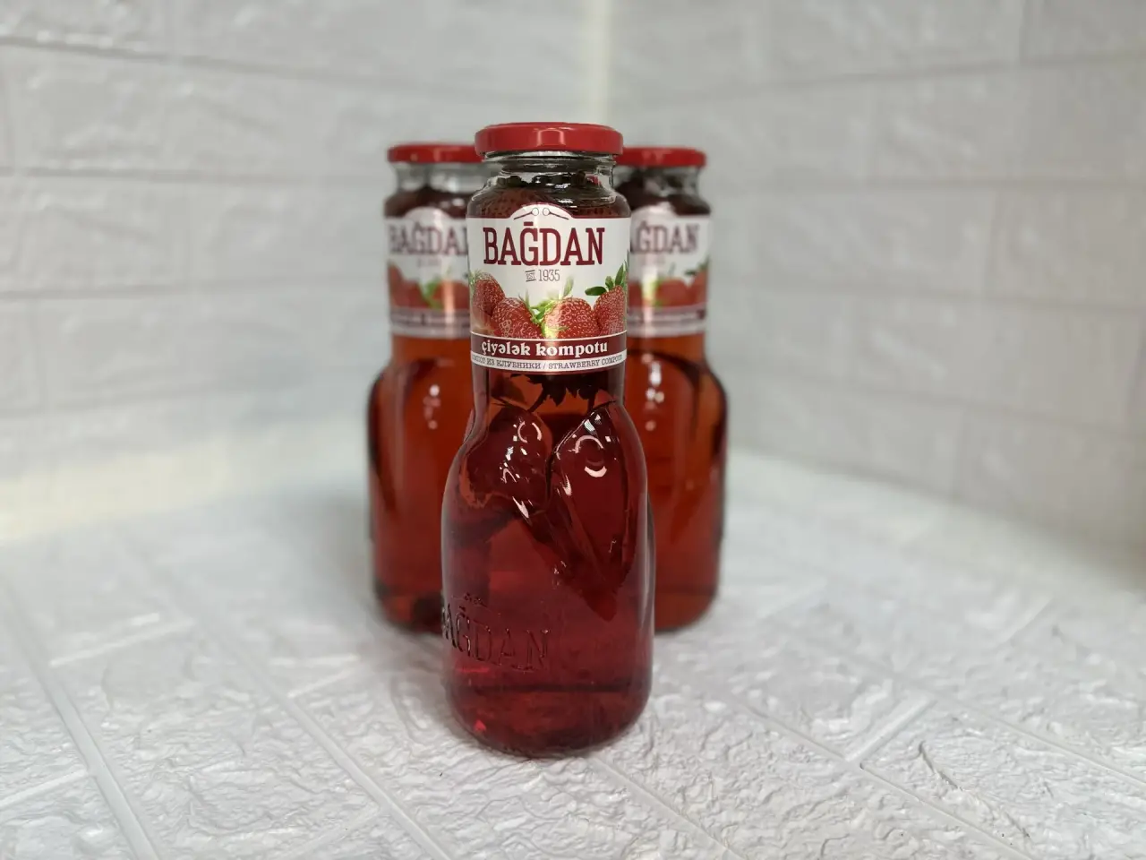 Компот Богдан клубника 1л